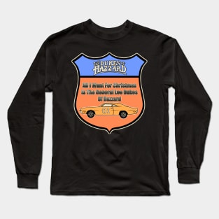 All I Want For Christmas Is The General Lee Dukes Of Hazzard Long Sleeve T-Shirt